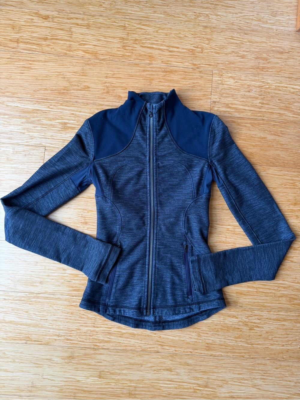 Lululemon Define Jacket Heathered Navy Blue Full Zip Size 2